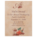 Thanksgiving Monogram A Flyer, Alphabet