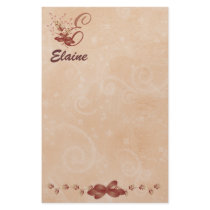 Thanksgiving Monogram E Stationary stationery
