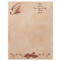Thanksgiving Monogram Letter G Letterhead by forbes1954 Thanksgiving Monogram Letter G Letterhead