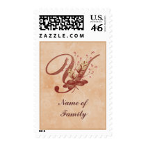 Thanksgiving Monogram Y alphabet Postage