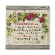Thanksgiving Motto magnet