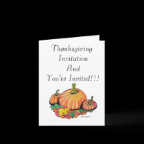 thanksgiving note card