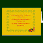 Thanksgiving Note Cards cards