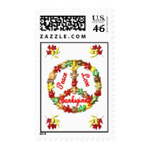 Thanksgiving Peace Sign postage