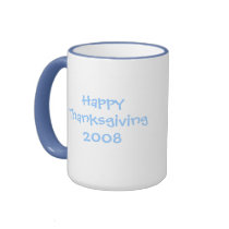 Thanksgiving Personalize Name Coffee Mug by dizzypixels Thanksgiving Personalize Name Coffee Mug