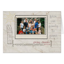 Thanksgiving Personalized Card