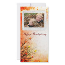 thanksgiving Photcard Personalized Photo Card
