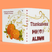 Thanksgiving Photo Album binders