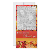 Thanksgiving Photo Card Blessings photo cards