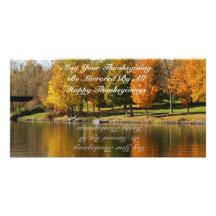 Thanksgiving Photocard Customized Photo Card