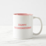 Thanksgiving Pig Mug mugs