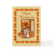 Thanksgiving Pilgrim Card
