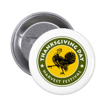 Thanksgiving Pinback Button