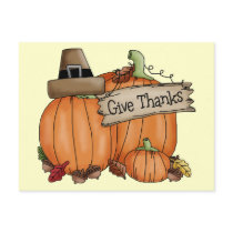 Thanksgiving postcards