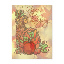 THANKSGIVING POSTCARD by SHARON SHARPE