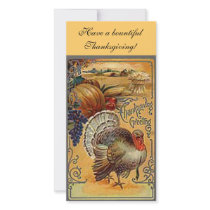 Thanksgiving Postcard Photo Card