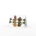 Thanksgiving Preppy Puppy cards