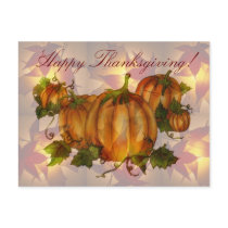 THANKSGIVING PUMPKIN PATCH by SHARON SHARPE postcards by sharonsharpe THANKSGIVING PUMPKIN PATCH by SHARON SHARPE postcards