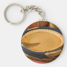 Thanksgiving Pumpkin Pie Key Chain