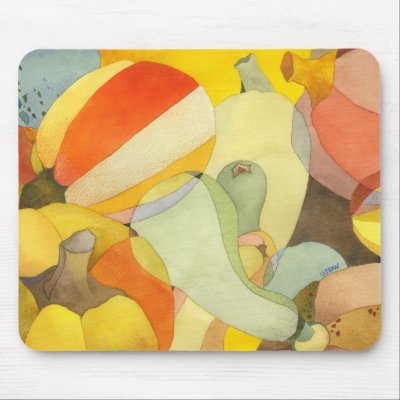Thanksgiving Pumpkins Mousepad by daphne1024