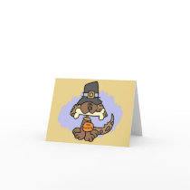 Thanksgiving puppy card