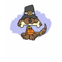 Thanksgiving puppy t-shirt