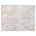 Thanksgiving roast turkey dinner custom letterhead