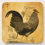 Thanksgiving Rooster Beverage Coaster