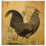 Thanksgiving Rooster Cloth Napkin