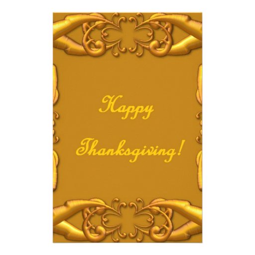 Thanksgiving Personalized Stationery