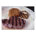Thanksgiving Steak Risotto Greeting Card