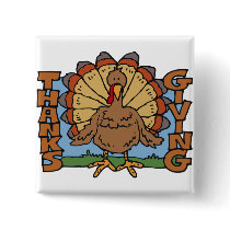 Thanksgiving turkey button