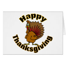 Thanksgiving Turkey Card