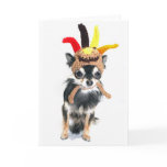 Thanksgiving Turkey Chihuahua cards