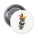 Thanksgiving Turkey Chihuahua Pinback Button