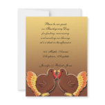 Thanksgiving Turkey Cookie Custom Invites