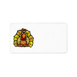 Thanksgiving Turkey Custom Address Labels