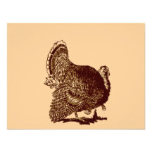 Thanksgiving Turkey Custom Announcements