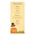 Thanksgiving Turkey Day Customized Menu Custom Invites