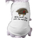 Thanksgiving Turkey Dog Shirt pet clothing by RedRider08 Thanksgiving Turkey Dog Shirt pet clothing
