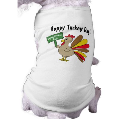 Thanksgiving Turkey Dog Clothes by tshirtmeshirt