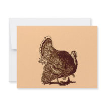 Thanksgiving Turkey Custom Announcements