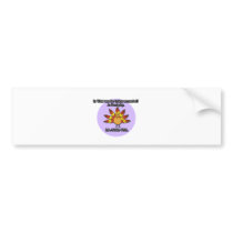 Thanksgiving Turkey Joke Bumper Sticker