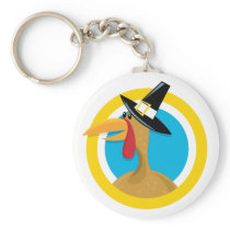 Thanksgiving Turkey Keychain