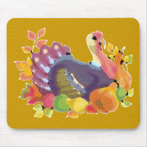 THANKSGIVING TURKEY mousepads by Tragetees THANKSGIVING TURKEY mousepads