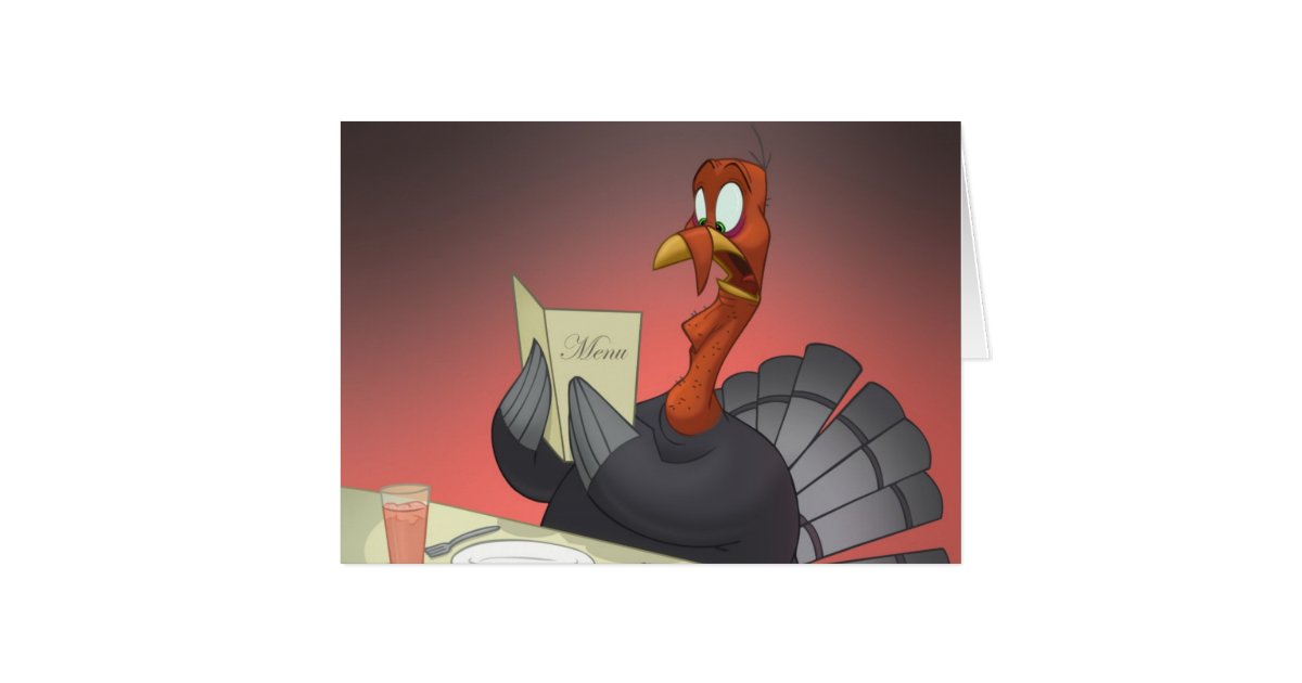 Thanksgiving Turkey Note Card | Zazzle