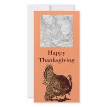 Thanksgiving Turkey Photo Card photo cards