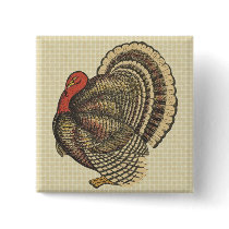 Thanksgiving Turkey Pin buttons