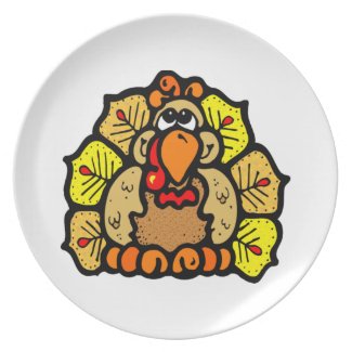Thanksgiving Turkey plate