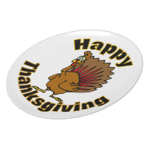 Thanksgiving Turkey Plate 10"
